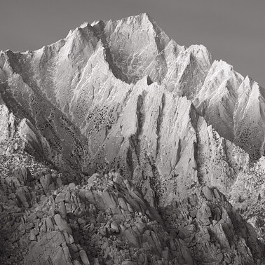 387 the sierra nevada before dawn owens valley california black and white.428.detail